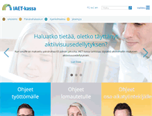 Tablet Screenshot of iaet.fi